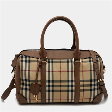 burberry horseferry check small alchester bowling bag|Burberry Limited.